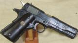 Full Factory Engraved Colt 1911 Government Model MKIV .45 ACP Caliber Pistol NIB S/N 35545B70 - 12 of 17