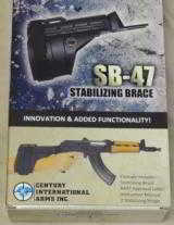 Century International Arms SB-47 Stabilizing Brace for AK-47 Pistol NIB - 1 of 4