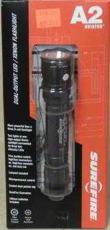 SureFire A2 Aviator Dual-Output 50 Lumen LED / Xenon Flashlight NEW - 1 of 3