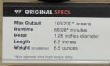 SureFire 9P Original 105 Lumen Flashlight NEW - 2 of 2