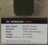Surefire G2 Nitrolon OD Green 65 Lumen Flashlight NIB - 2 of 2