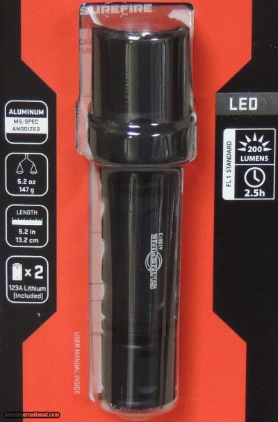 SureFire 6PX Tactical 200 Lumen LED Flashlight NIB