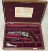 Cased Colt 1849 Pocket First Model .31 Caliber Percussion Revolver S/N 95890 - 1 of 17