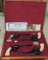 Iver Johnson Commemorative 100th Year DA/SA 4 Revolver Cased Set * All 4 Unfired - 2 of 22