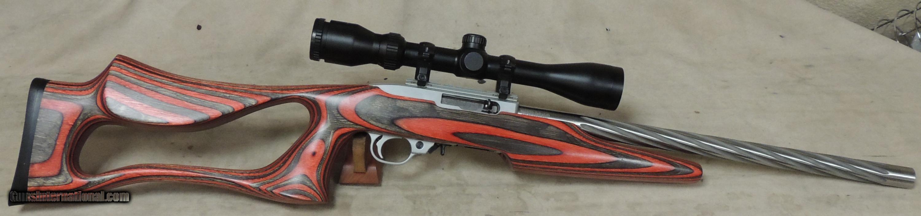 Ruger Custom 10/22 .22 LR Caliber Rifle With Shaw Barrel & Thumbhole ...