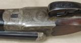 Custom German Side By Side Fancy Scallop Boxlock 12 GA Highly Engraved Shotgun S/N 34832 - 9 of 15