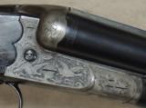 Custom German Side By Side Fancy Scallop Boxlock 12 GA Highly Engraved Shotgun S/N 34832 - 11 of 15