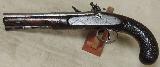 H.W. Mortimer London Gun Maker To His Majesty British 52 Caliber Heavy Flintlock Pistol - 3 of 12