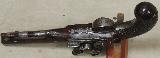 H.W. Mortimer London Gun Maker To His Majesty British 52 Caliber Heavy Flintlock Pistol - 2 of 12
