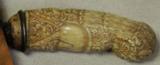 Antique Java/Indonesia/Philippine Keris Dagger * Hand Carved Bone Handle *Watered Steel - 4 of 10