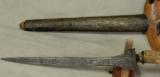 Antique Java/Indonesia/Philippine Keris Dagger * Hand Carved Bone Handle *Watered Steel - 7 of 10