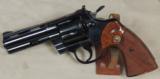 Colt Python .357 Magnum Caliber 4" Revolver *Box & Paperwork S/N 17375 - 2 of 14