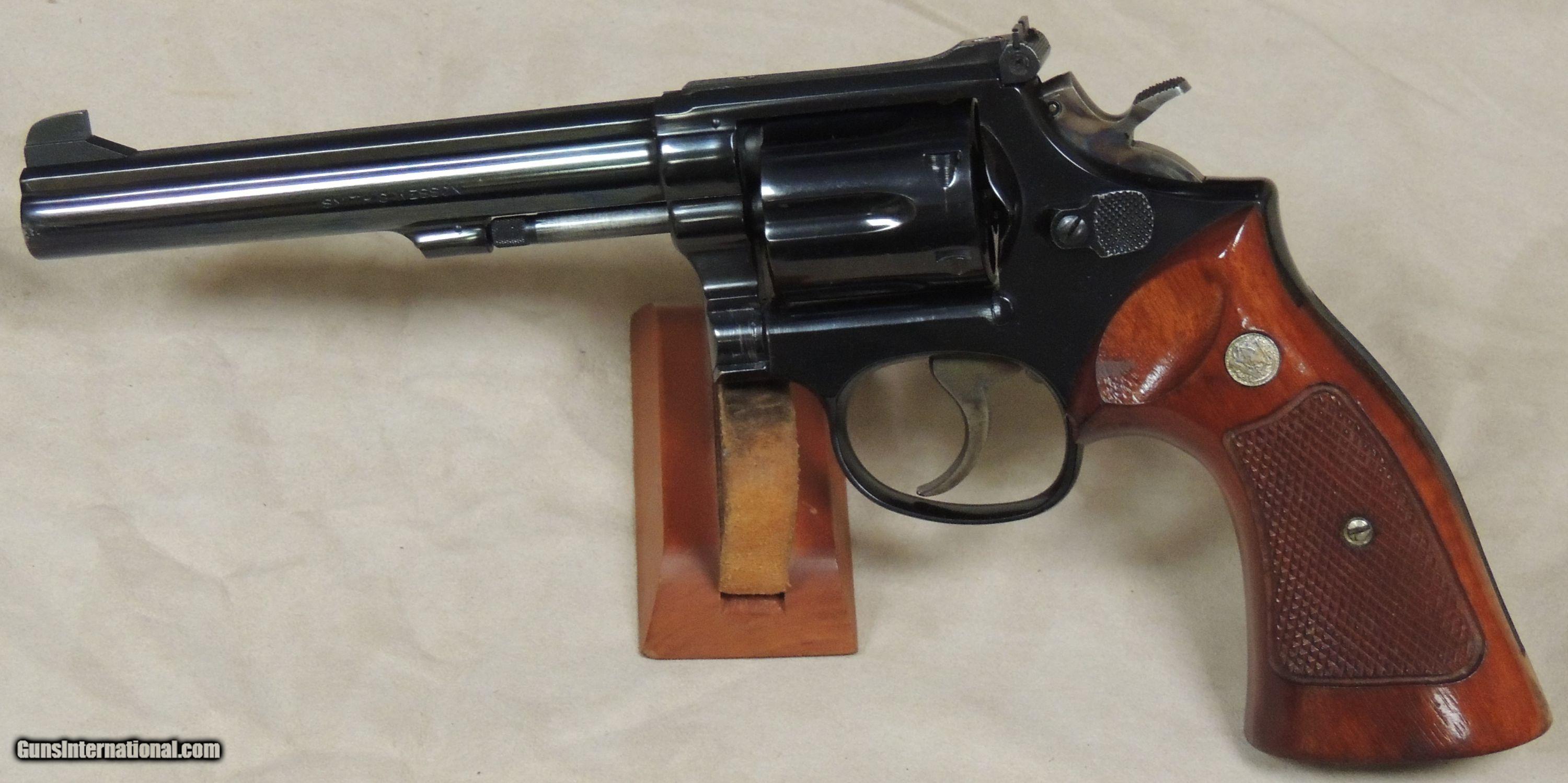 Smith & Wesson Model 14-3 .38 Special K-38 Target Masterpiece Revolver ...