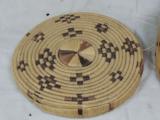 Antique Tohono O'odham Papago Indian Large Hanging Basket & Lid w/ Coyote Tracks - 6 of 6