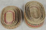 Antiqie 10 pc Native American Nesting Baskets & Lids *Northern California Yakima - 6 of 7