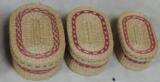 Antiqie 10 pc Native American Nesting Baskets & Lids *Northern California Yakima - 2 of 7