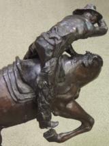 Rattlesnake Bronze Signed Scuplture by Frederic Remington *22" x 15"
- 10 of 11