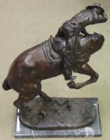 Rattlesnake Bronze Signed Scuplture by Frederic Remington *22" x 15"
- 9 of 11