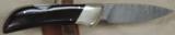 Beretta Damascus Folder Knife w/ Buffalo Horn Handle - 11 of 13