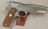 Colt 1911 Nickel Finish Government Model .45 ACP Caliber MKIV Series 70 Pistol S/N 70B45964XX - 7 of 9