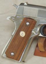 Colt 1911 Nickel Finish Government Model .45 ACP Caliber MKIV Series 70 Pistol S/N 70B45964XX - 9 of 9