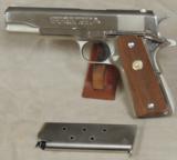 Colt 1911 Nickel Finish Government Model .45 ACP Caliber MKIV Series 70 Pistol S/N 70B45964XX - 1 of 9