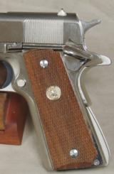 Colt 1911 Nickel Finish Government Model .45 ACP Caliber MKIV Series 70 Pistol S/N 70B45964XX - 3 of 9
