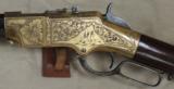 Rare 1863 Deluxe Henry .44 Henry Rimfire Gold-Washed & Engraved Rifle S/N 2093XX - 2 of 25
