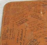 WWII Leather Navigation Kit Portfolio Dated 1943 *Signed By Over 100 USAAF & Army Personel - 11 of 11