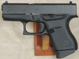 Glock G43 9mm Caliber CCW Pistol NIB S/N ADAU322XX - 1 of 6