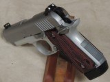 Kimber Micro9 Stainless Rosewood Laser Grip .9mm Caliber 1911 Pistol S/N PB0150463XX - 2 of 5