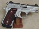 Kimber Micro9 Stainless Rosewood Laser Grip .9mm Caliber 1911 Pistol S/N PB0150463XX - 4 of 5