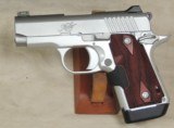 Kimber Micro9 Stainless Rosewood Laser Grip .9mm Caliber 1911 Pistol S/N PB0150463XX - 5 of 5