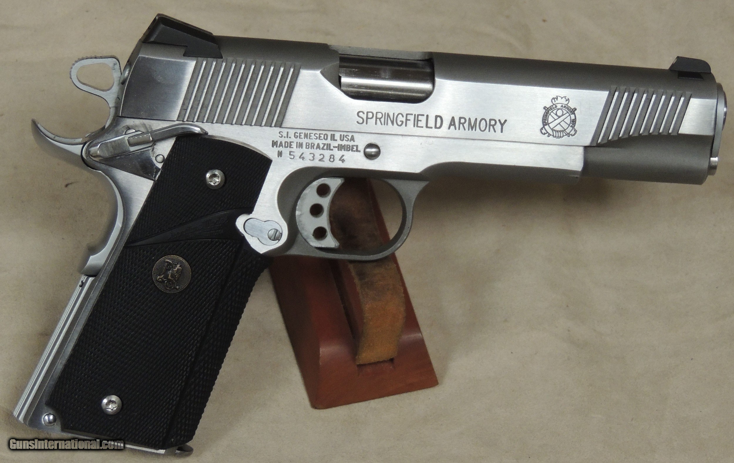 Springfield Armory 9mm Caliber Service Trophy 1911 A1 Pistol Px9130lp S 