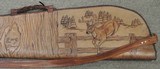 Limited Edition White-Tail Deer Hand Tooled Leather Rifle Case - 2 of 8