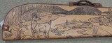 Limited Edition White-Tail Deer Hand Tooled Leather Rifle Case - 7 of 8