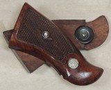 Smith & Wesson K or Large Frame Square Butt Walnut Grips #1 - 3 of 4