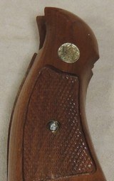 Smith & Wesson K or Large Frame Square Butt Walnut Grips #2 - 2 of 4