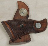 Smith & Wesson K or Large Frame Square Butt Walnut Grips #3 - 2 of 3
