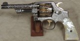 Smith & Wesson Model 1950 .38/44 H.D. Revolver Full Coverage Engraving S/N 38534XX - 1 of 18