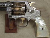 Smith & Wesson Model 1950 .38/44 H.D. Revolver Full Coverage Engraving S/N 38534XX - 2 of 18