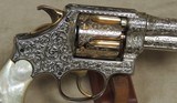Smith & Wesson Model 1950 .38/44 H.D. Revolver Full Coverage Engraving S/N 38534XX - 13 of 18