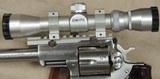 Ruger Super Redhawk .44 Magnum Stainless Revolver w/ Scope S/N 550-89905XX - 2 of 13