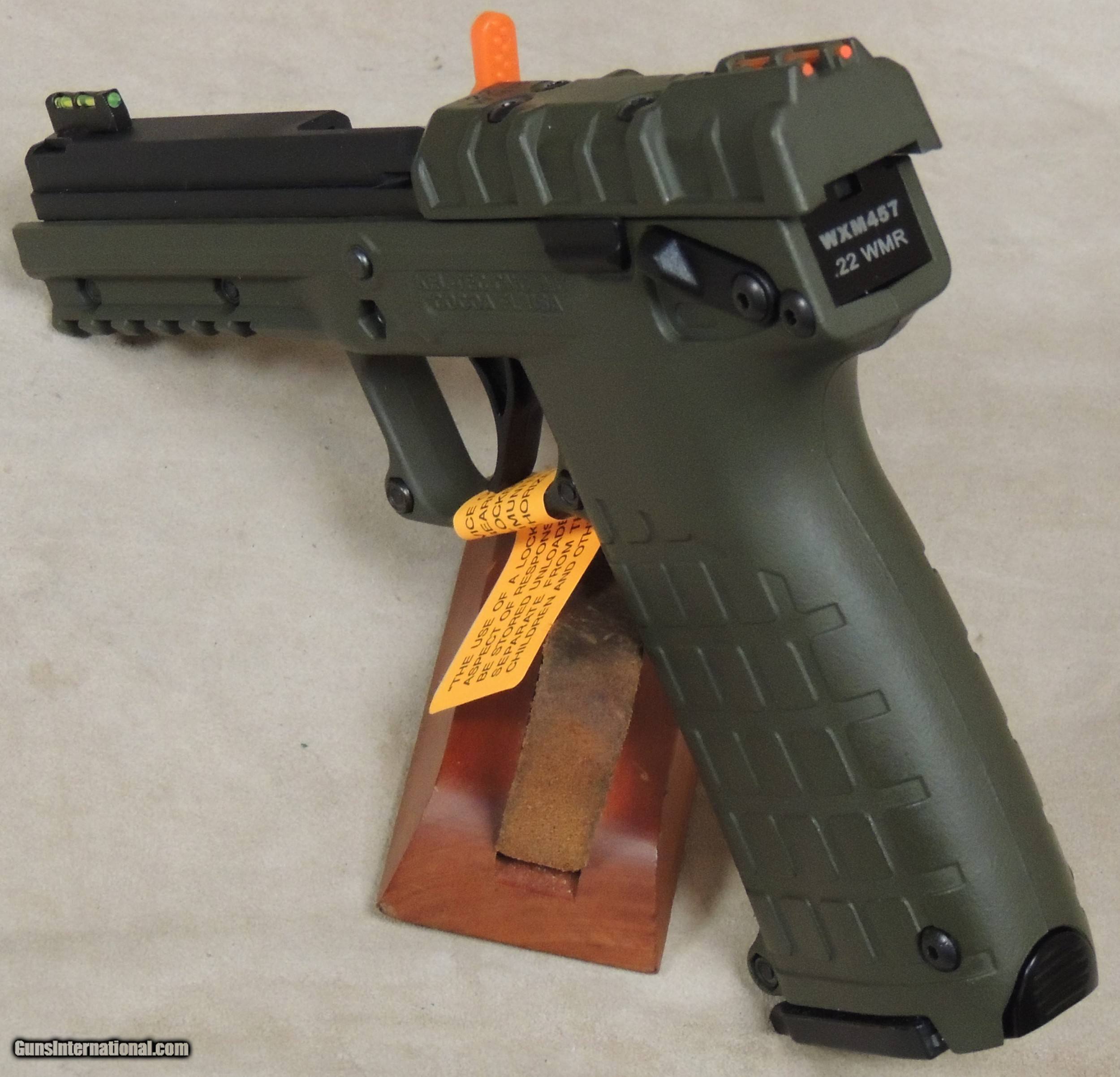 Kel Tec PMR 30 22 Magnum Caliber OD Green Pistol NIB S/N WXM457XX.