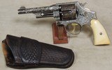 Smith & Wesson 38/44 HD .38 "Special High Velocity" Caliber Pre-War Engraved Revolver S/N 39284XX - 16 of 18