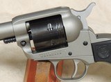 Ruger Wrangler .22 LR Caliber Silver Cerakote Revolver NIB S/N 200-91701XX - 6 of 7