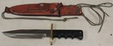 Early Vintage Randall Model 14 Attack Knife 7 1/2" Stainless Fighter Bowie Blade w/ Sheath - 1 of 7
