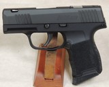 Sig Sauer P365 SAS 9mm Caliber Pistol ANIB S/N 66A852555XX - 1 of 6
