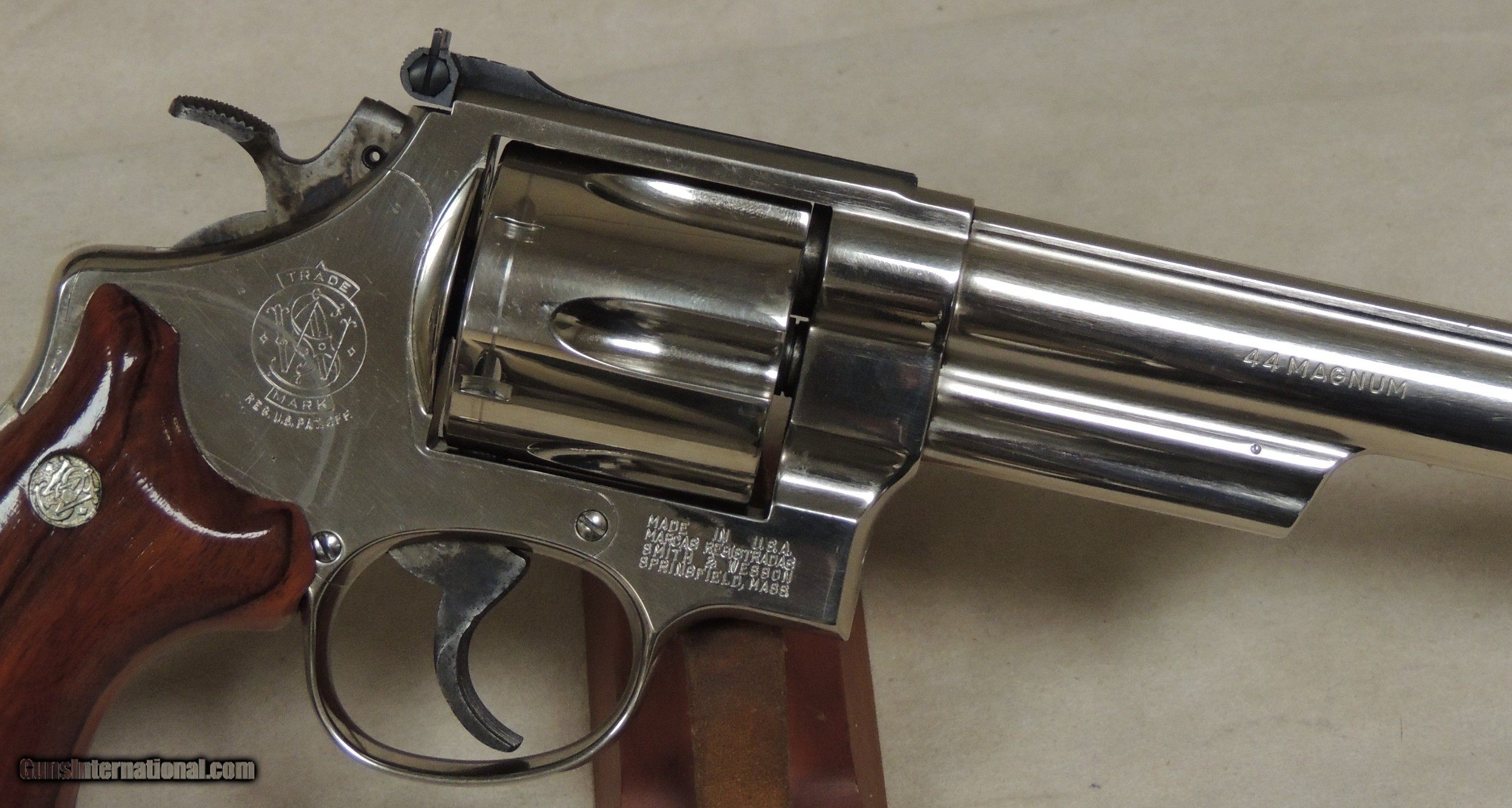 Smith & Wesson Model 29-3 Nickel Plated .44 Magnum Caliber Revolver S/N ...