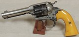 Colt SAA Bisley .32 WCF Caliber Nickel Plated Revolver S/N 322042XX - 1 of 8